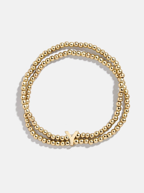 Ivy Initial Pisa Bracelet - Gold