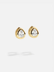 Margery 18K Gold Earrings - Gold/Pavé