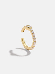 Dani 18K Gold Ear Cuff - Gold/Pavé