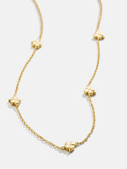 18K Gold Clover Necklace - Clover