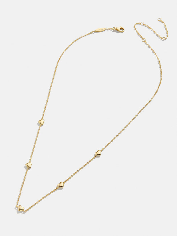 18K Gold Heart Necklace - Heart