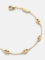 18K Gold Evil Eye Bracelet - Evil Eye