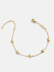 18K Gold Heart Bracelet - Heart