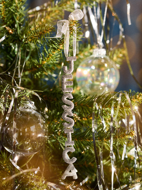 Love At Frost Sight Custom Ornament - Silver