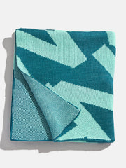 Ramble On Custom Blanket - Teal/Bright Teal