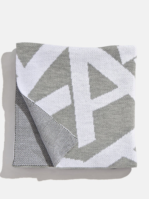 Ramble On Custom Blanket - Gray/White