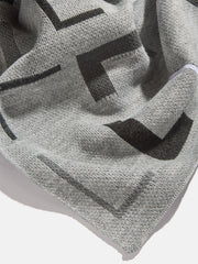 Upside Down & All Around Custom Blanket - Gray/Light Gray