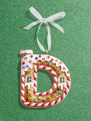 Gingerbread Initial Ornament - Gingerbread Initial Ornament