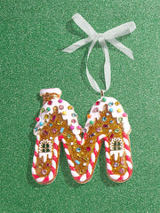 Gingerbread Initial Ornament - Gingerbread Initial Ornament