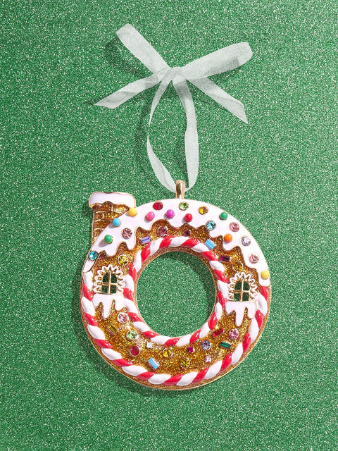 Gingerbread Initial Ornament - Gingerbread Initial Ornament