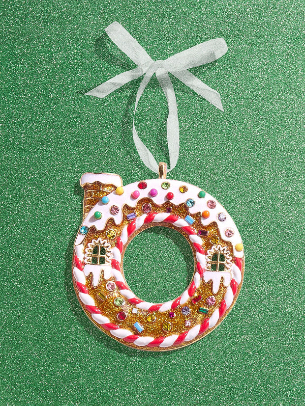 Gingerbread Initial Ornament - Gingerbread Initial Ornament