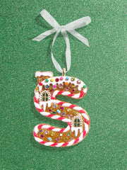 Gingerbread Initial Ornament - Gingerbread Initial Ornament