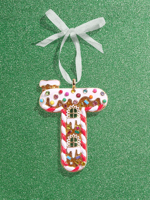 Gingerbread Initial Ornament - Gingerbread Initial Ornament