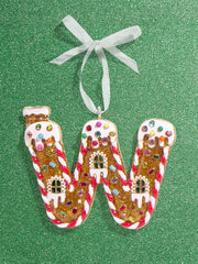 Gingerbread Initial Ornament - Gingerbread Initial Ornament