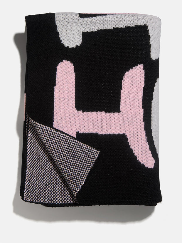 Get Wavy Custom Blanket - Pink/Black