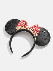 Disney Minnie Mouse Custom Ears Headband - Custom Black/Red Minnie Mouse Ears