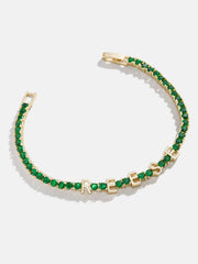 Custom Tennis Bracelet - Green