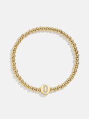 Carmen Initial Disc Pisa Bracelet - Gold