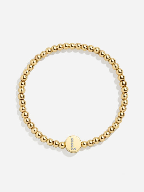 Carmen Initial Disc Pisa Bracelet - Gold