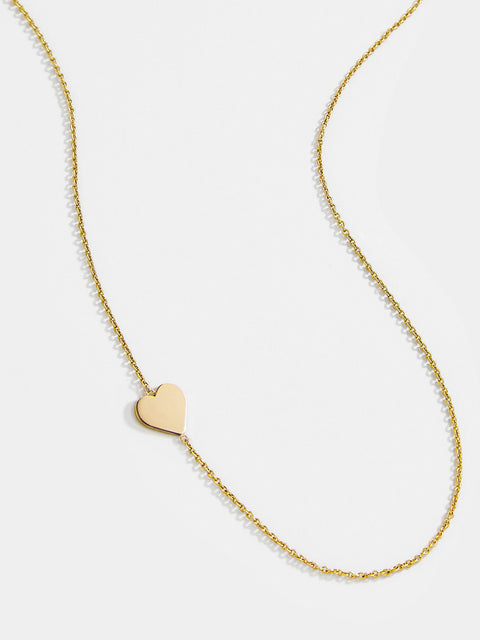 Maya Brenner Asymmetrical Custom Initial Necklace - One Character