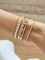 East West Custom Bracelet - Gold