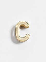 Gold Alpha Letter Bead - Gold