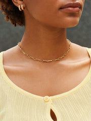 Mini Hera Necklace - Gold Plated Brass