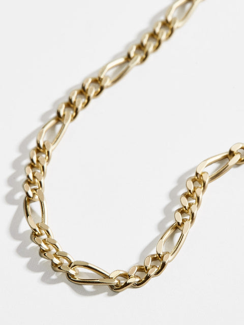 Figaro 18K Gold Bracelet - Gold