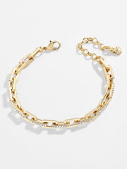 Hera Bracelet - Gold/Pavé