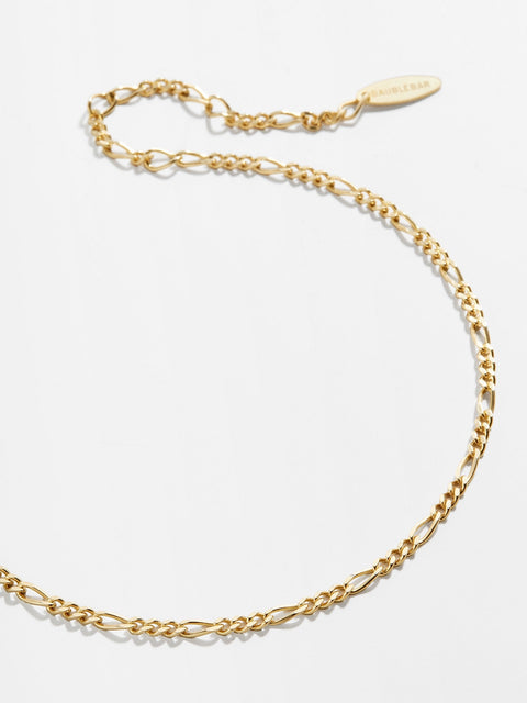 Figaro 14K Gold Anklet - Gold