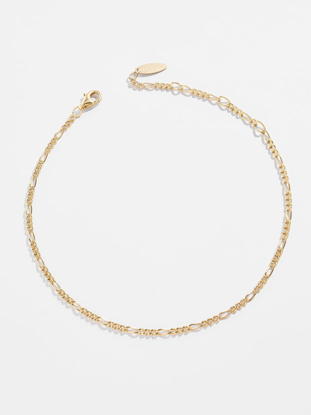 Figaro 14K Gold Anklet - Gold