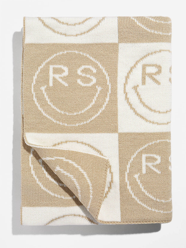 All Smiles Custom Blanket - Natural/Beige