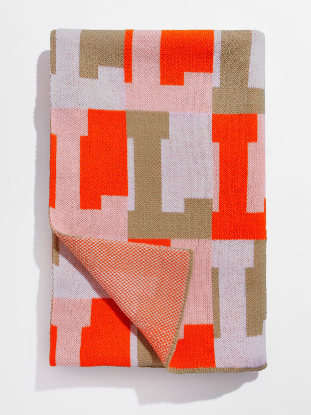 On Repeat Custom Blanket - Light Pink/Orange