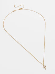 Agape 18K Gold Necklace - Gold/Pavé