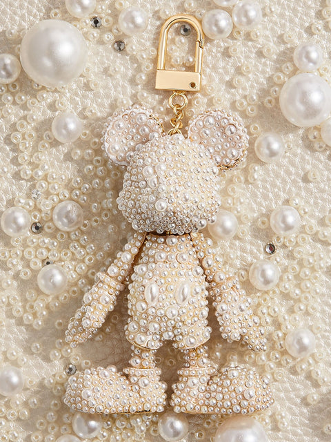 Mickey Mouse Disney Bag Charm - Pearl