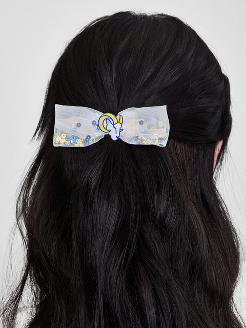 NFL Hair Bow - LA Rams