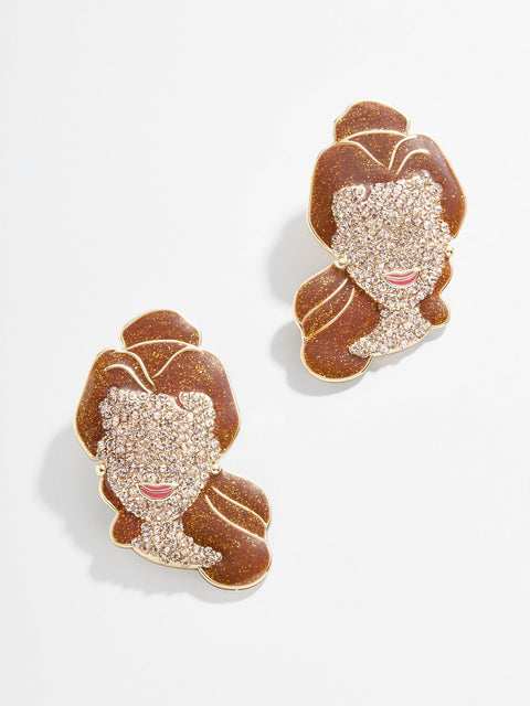 Belle Disney Earrings - Gold