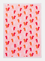 Mickey Mouse Disney Custom Initial Blanket - Pink/Orange