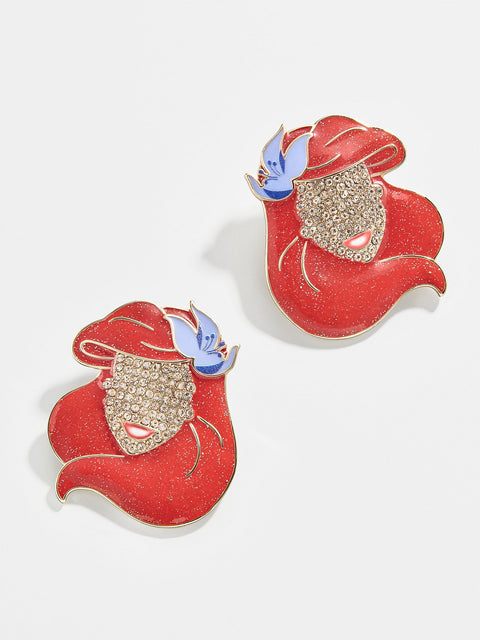 Ariel disney Earrings - Red