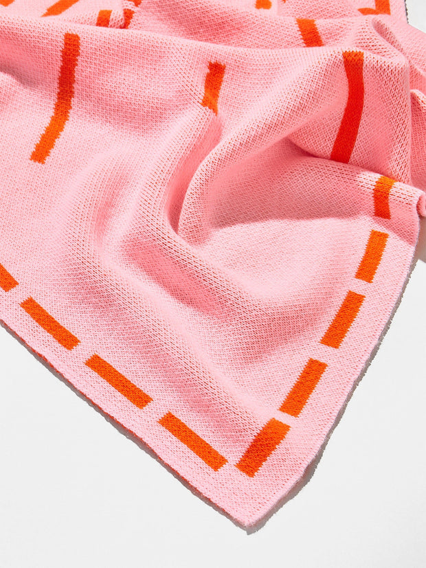 Wild At Heart Kids' Custom Blanket - Pink/Orange