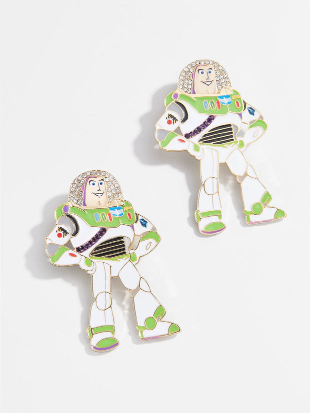 Toy Story Disney Pixar Buzz Lightyear Earrings - White