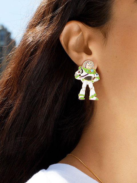 Toy Story Disney Pixar Buzz Lightyear Earrings - White