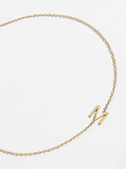 Maya Brenner Mini Letter Bracelet - Gold