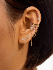 Emely 18K Gold Ear Cuff - Gold