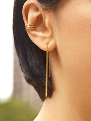 Morgan 18K Gold Ear Cuff - Gold