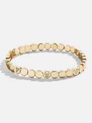 Mickey Mouse Disney Stretch Bracelet - Gold