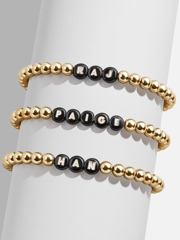 Custom Pisa Bracelet - Gold/Black