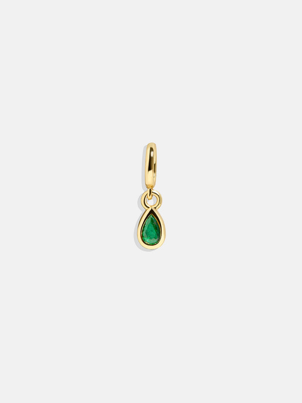 Birthstone Cluster Charm - Emerald