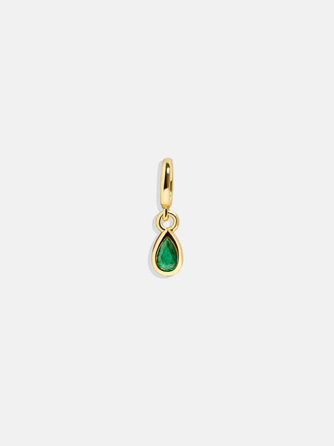 Birthstone Cluster Charm - Emerald