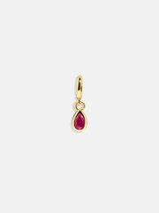 Birthstone Cluster Charm - Ruby